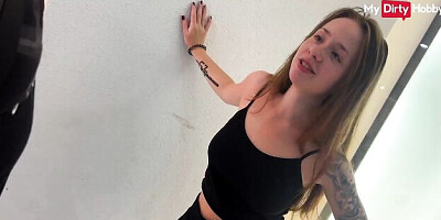 Amatory hoochie at toilet porn