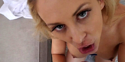 Stepson has been craving his blonde mommy for a long time