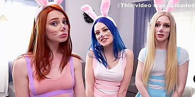 Emma Starletto, Jewelz Blu, Lacy Lennon - My Step Cousins Are Bad Bunnies