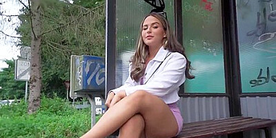 Ariana Van X And Martin Gun In Latina Tries Czech Sausage