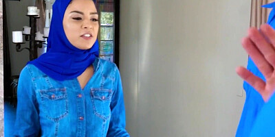 Maya sucked two cocks to keep her secret
