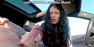 Julia Sinn - Strokes Real Strangers Cock In Public