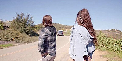 Liz Jordan And Reagan Foxx - Teen 18+ Hitchhikers Picked Up By A Good Man But Then He Left The House