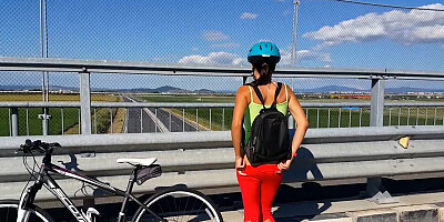 Assfuck Surprise during Torrid Cycling