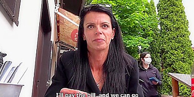 Czech Milf Dominika Walking On Public With Vibrator