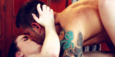 Amber Nevada gets a deep dicking from her tattooed lover