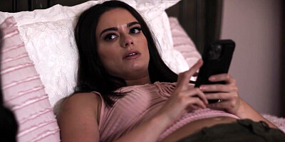 Petite brunette is fucked by stepcousin