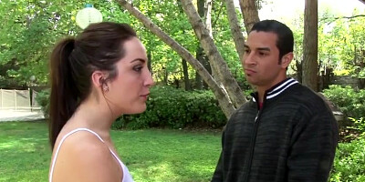 Horny stepmom Nadia night and Marley Blaze engages in threesome with her bf