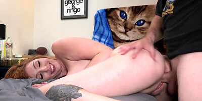 Desire to be fucked makes redhead forget about fidelity