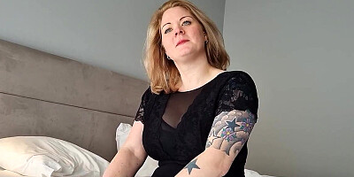 German PAWG MILF fucked and facialized by a huge dick