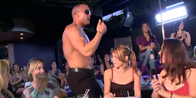 Rowdy dancers are stripping and waiting for blowjobs