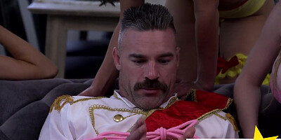 3 Queens 4Some Nail with Prince Charmings Thick Man Sausage