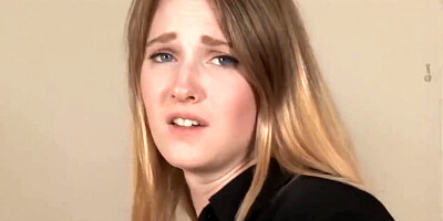 Red-Hot damsel got bound up by her sapphic buddy and couldn't stop screaming from arousal