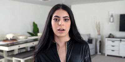 Stepsister left in charge of her stepbro