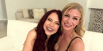 Stunning Sabina Rouge and Serene Siren passionate lesbian anal play