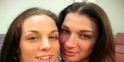 Sweet Ania and Judy Star suck one dick