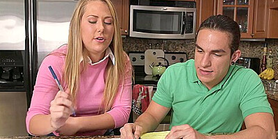 Stepmom and step daughter threesome - BangBros