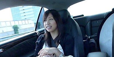 Cute Asian Brunette teen 18+ Fingered After Blowing In The Car