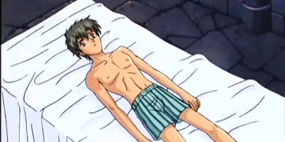 Ginger-Haired anime teenager boned rigid from the rear