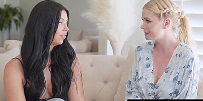 Lesbian Milf Fucks Stepdaughters Horny Best Friend