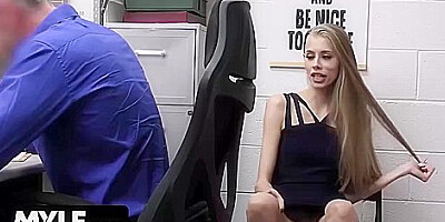 Blonde Buxom Milf Knows What To Do With The Security To Get Away Of Troubles With Goddess Kyaa