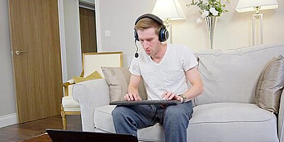 Stuffs His Huge Cock Doggystyle - Cathy Heaven