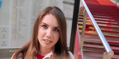 Ukrainian Tears Up For Cash In Public