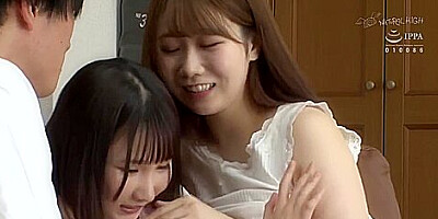 747] A Pervert Couple Enjoys A Mixed Threesome Involving A Working Babe (deliveryman/caretaker/housekeeper) They Invited To Their Home By Showing Her Vulgar Sex