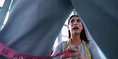 BANGBROS - Buxomy Taylor August Ames to satisfy her Thick Pipe Customer