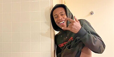 My Aunt Told Her Best Friend To Give Me A Sloppy Blowjob With Lil D