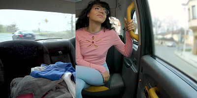 Fake Taxi She is barely 18 but she is in need of a pussy stretching big cock