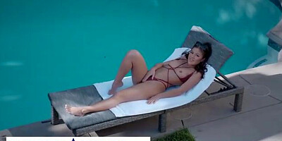 Kendra Spade is anxiously deepthroating fuck-stick, as deep as she can, before banging her neighbor