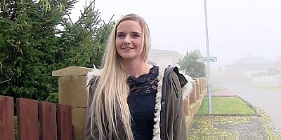 With Money In Her Pocket Blonde Bangs In Public