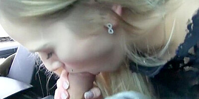 With Money In Her Pocket Blonde Bangs In Public
