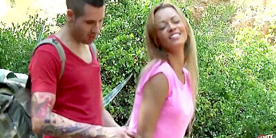 Young Couple Finds A Quiet Little Place In The Forest And Has Some Hot Anal Sex