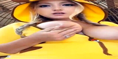 Immense boobed ash-blonde is lactating in front of the camera, because fellows like to see it