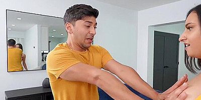 His Eyes Glued On Hailey Roses Juicy Tits