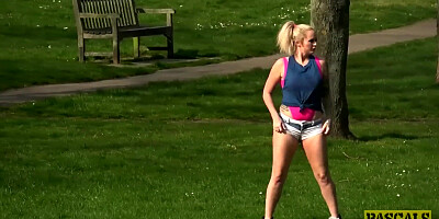 Choked Lousie Lee gets her ass destroyed