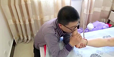 chinese bondage tickling soft feet
