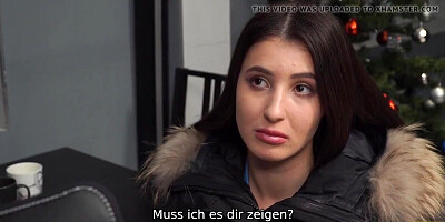 April Storm gets fucked by the collector