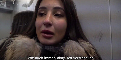 April Storm gets fucked by the collector