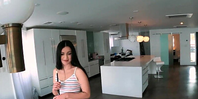 She lost the pool game so now she has to get fucked