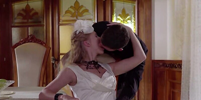 Lass gets bonked by new servant in her Victorian-style house