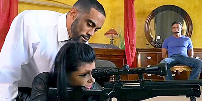 Raunchy Sniperist Had Intercourse In Group Fucking - Mick Blue, Romi Rain And Toni Ribas