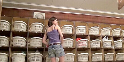 Asian butts naked and in panties in changing room pk12