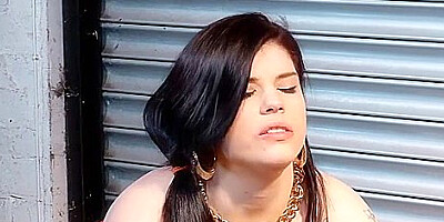 Lucia Love Lets A Black Guy With A Monster Cock Fuck Her In A Side Street