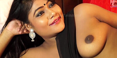 Inviting, Indian housewife is always in the mood to be insatiable, even while alone at home