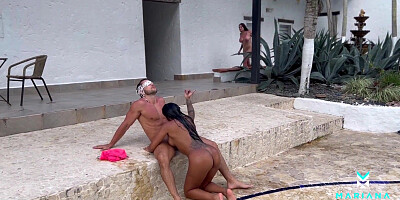I tear up my bf and his sister - Mariana Martix & Duncan Saint & Sara Ash-Blonde