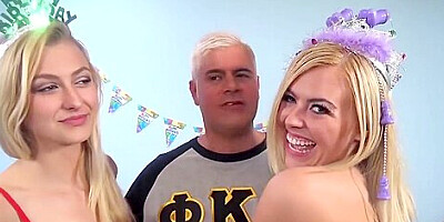 Alexa Grace And Summer Day - Squirting &amp, Creampie Bonanza Birthday Threesome W 1 Of 6