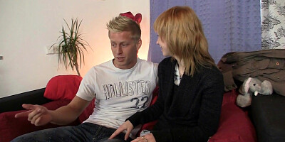 MYBROSGF - Hotwife foxy-haired nymph railing pink cigar